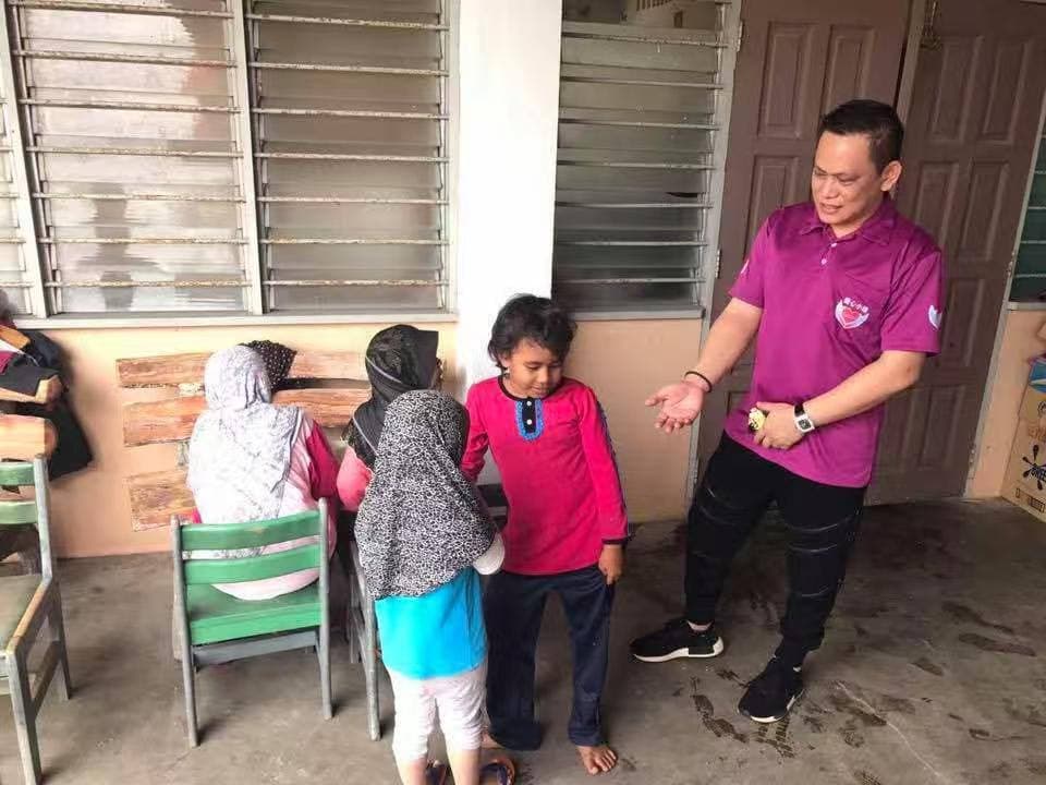 Dato' Fam Chee Way community service and donation drive Malaysia