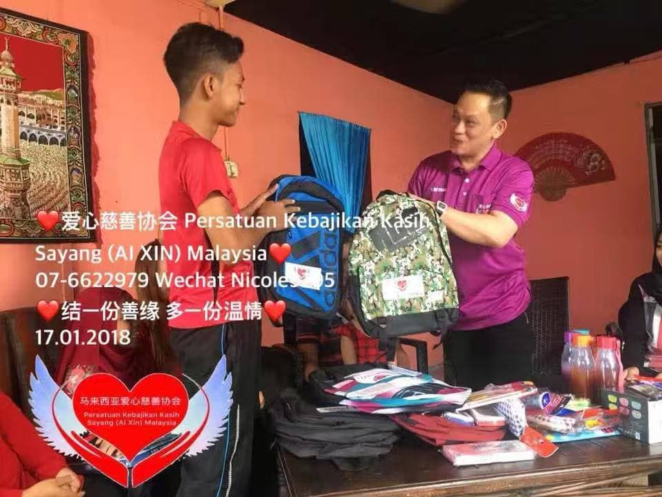 Dato' Fam Chee Way at Ai Xin Charity Association fundraising event Malaysia